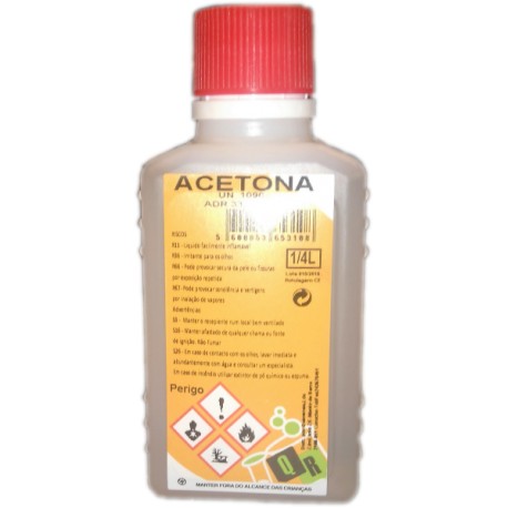 Acetona 250 ml.